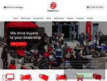 Tablet Screenshot of dealerwebs.com